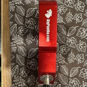 BigPantha Red Aluminum motorcycle lock